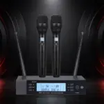 BEISMIC VM500 dual handheld UHF wireless microphone with receiver