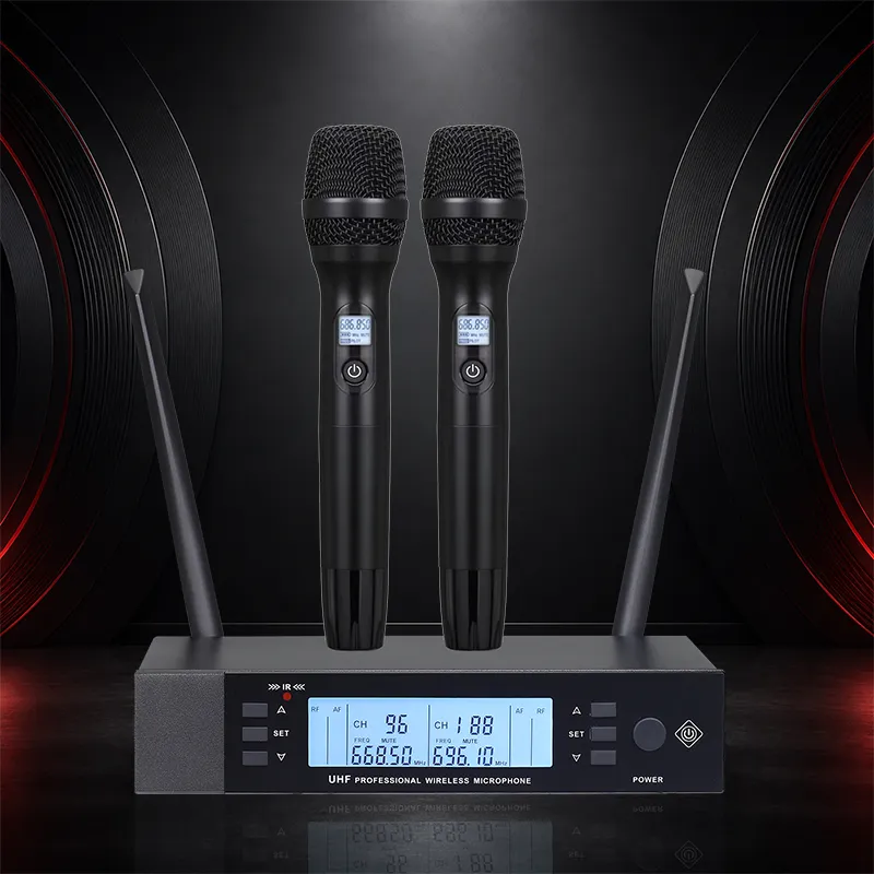 BEISMIC VM500 dual handheld UHF wireless microphone with receiver